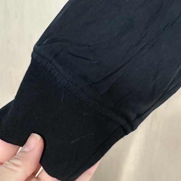 Lulus Black Lightweight Bomber Jacket - Picture 8 of 9